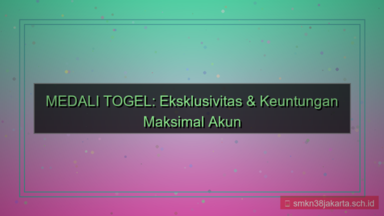 gambar MEDALI TOGEL akun premium member