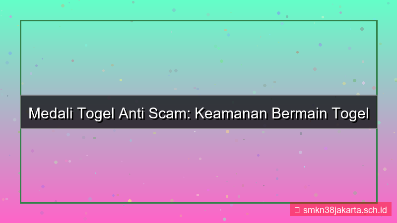 tampilan MEDALI TOGEL anti scam medalitogel