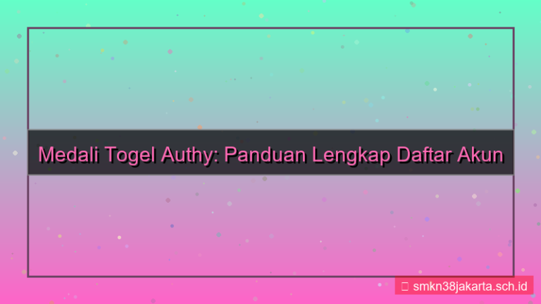 ilustrasi MEDALI TOGEL authy daftar akun