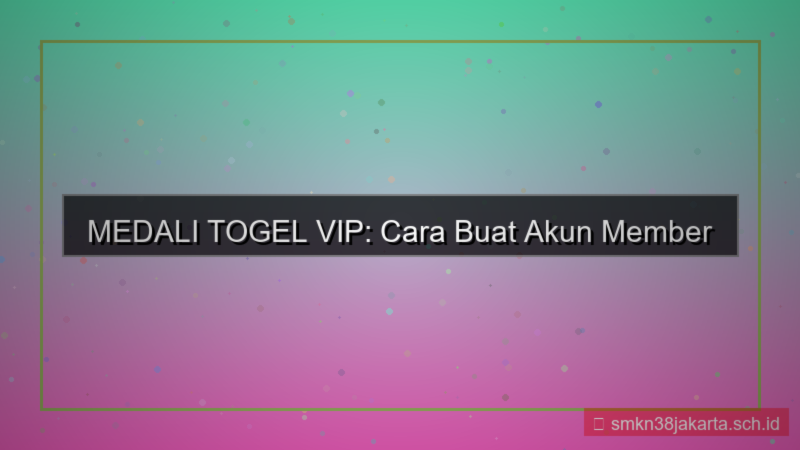 gambar MEDALI TOGEL buat akun member vip