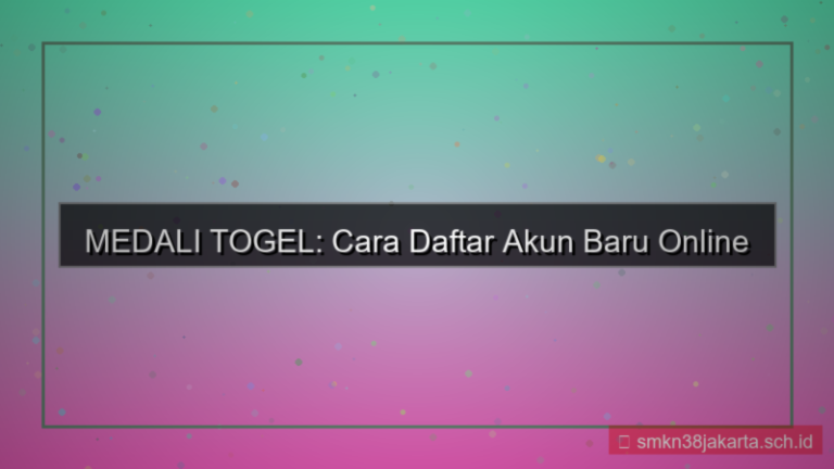 tampilan MEDALI TOGEL daftar akun baru online