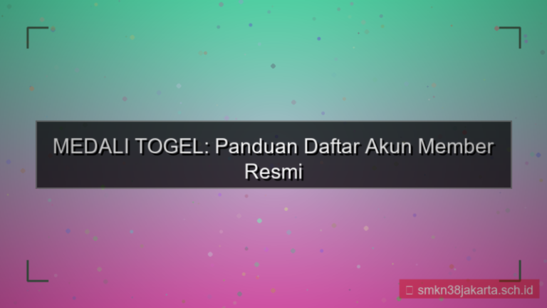 desain MEDALI TOGEL daftar akun member resmi 2026