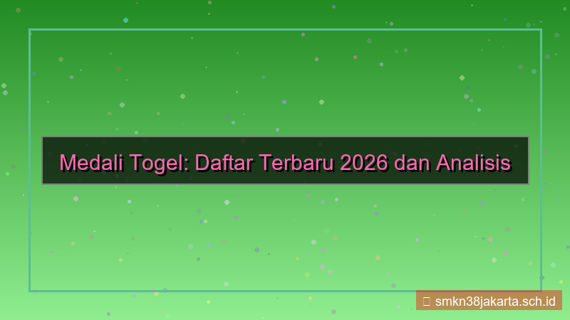 MEDALI TOGEL daftar terbaru 2026
