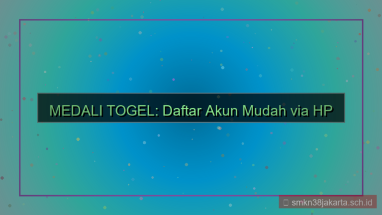 ilustrasi MEDALI TOGEL daftar via hp android