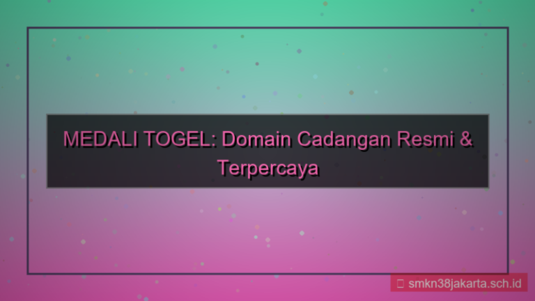 MEDALI TOGEL domain cadangan 2026