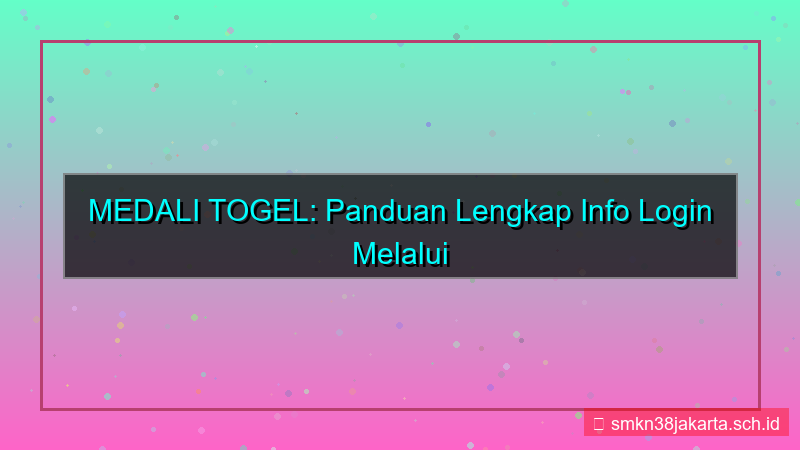 ilustrasi MEDALI TOGEL email blast info login