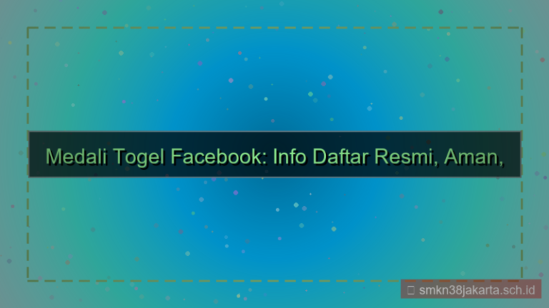konten MEDALI TOGEL facebook info daftar