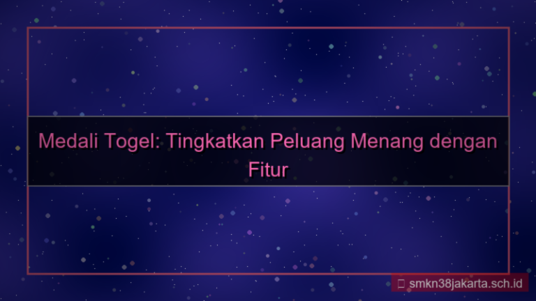 tampilan MEDALI TOGEL fitur eksklusif member