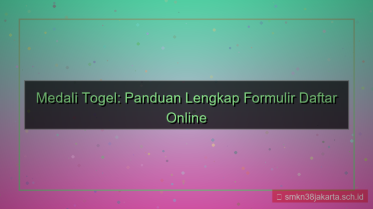 gambar MEDALI TOGEL formulir daftar online