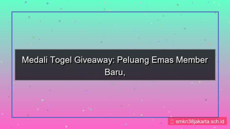 gambar MEDALI TOGEL giveaway khusus member baru