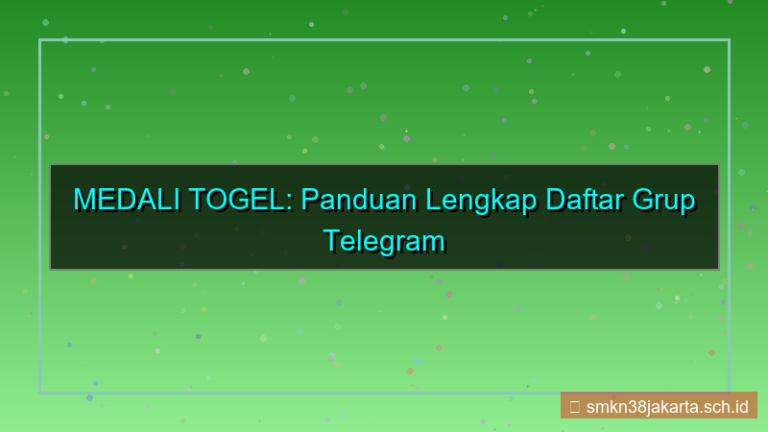 MEDALI TOGEL grup telegram daftar