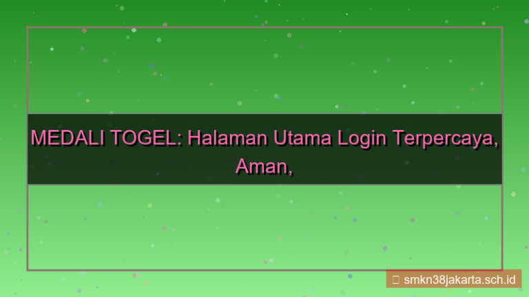 desain MEDALI TOGEL halaman utama login