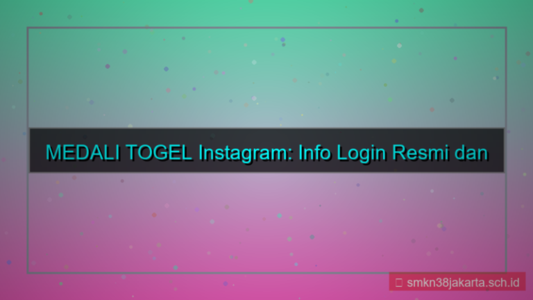 konten MEDALI TOGEL instagram info login