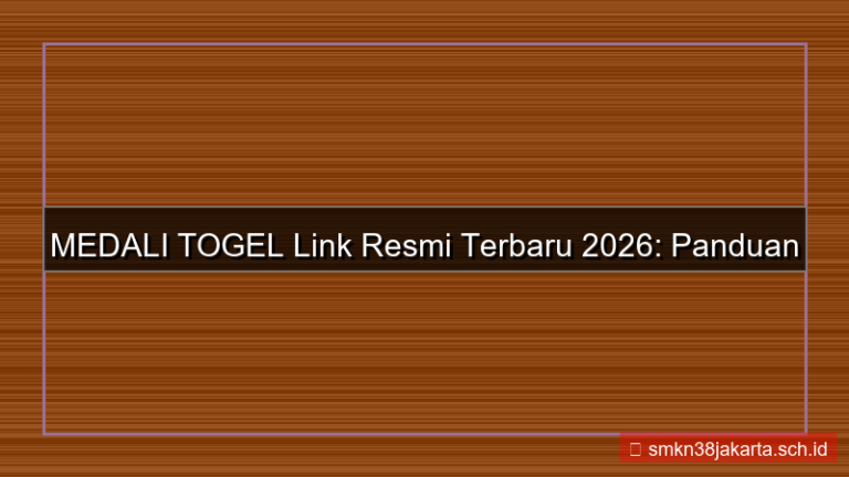 desain MEDALI TOGEL link resmi terbaru 2026