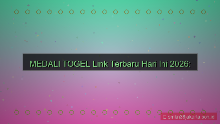 MEDALI TOGEL link terbaru hari ini 2026