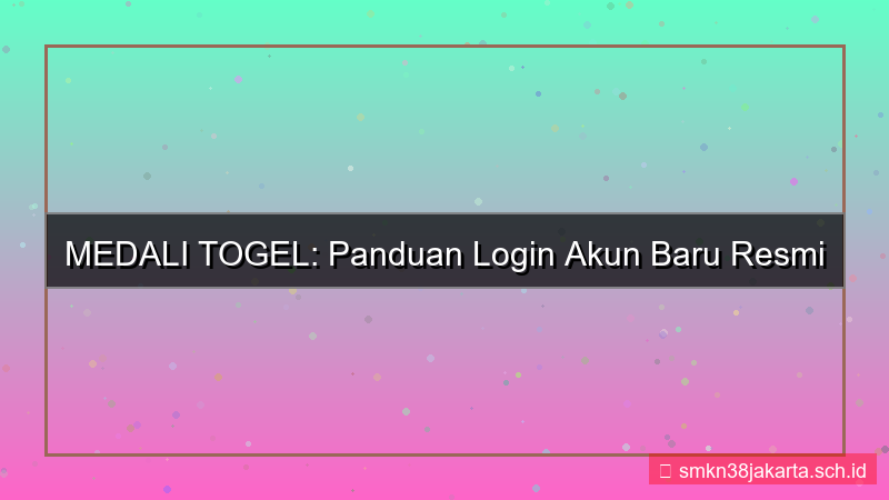 ilustrasi MEDALI TOGEL login akun baru resmi