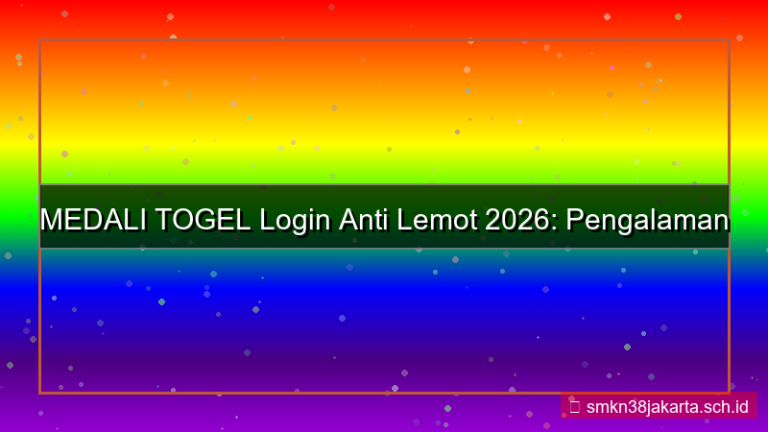 desain MEDALI TOGEL login anti lemot 2026