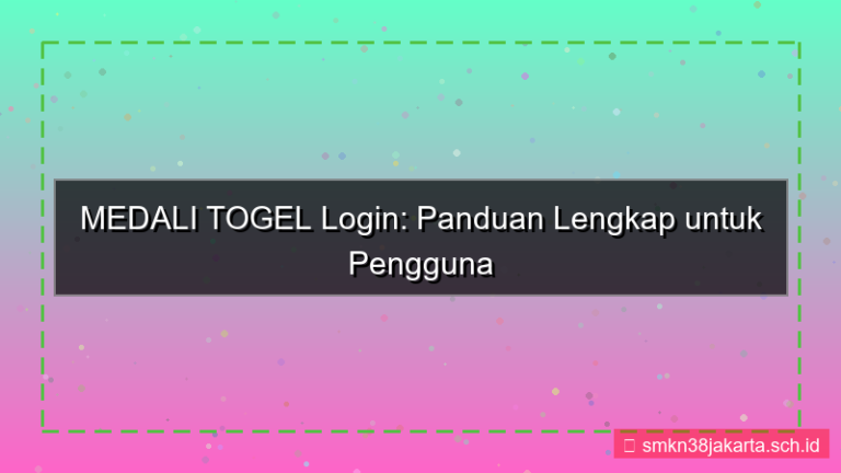 konten MEDALI TOGEL login pertama kali