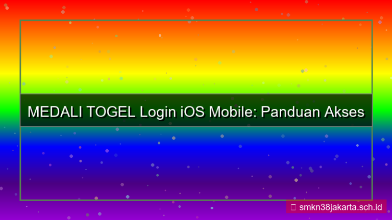 MEDALI TOGEL login via mobile ios