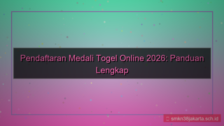 gambar MEDALI TOGEL pendaftaran 2026 online