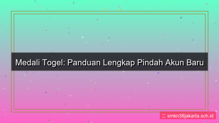 desain MEDALI TOGEL pindah akun baru