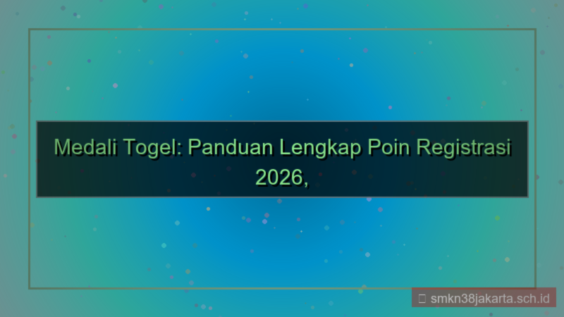 gambar MEDALI TOGEL poin registrasi 2026