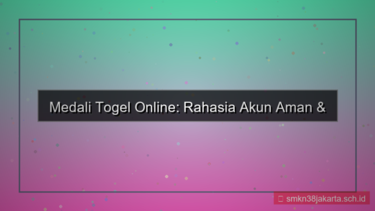 MEDALI TOGEL rahasia akun terjamin