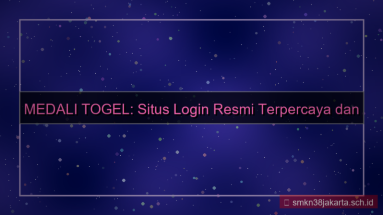 visual MEDALI TOGEL situs login resmi 2026