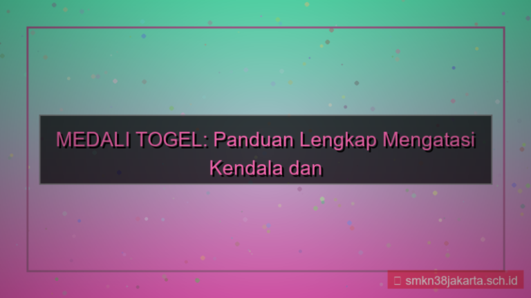 ilustrasi MEDALI TOGEL trouble ticket daftar