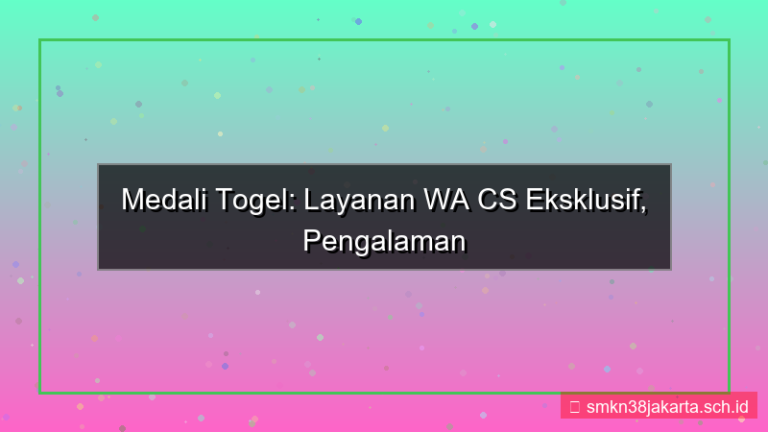 tampilan MEDALI TOGEL wa cs eksklusif