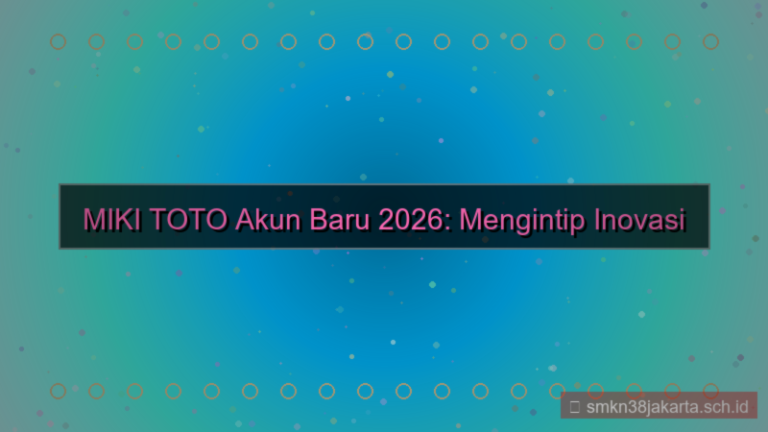 visual MIKI TOTO akun baru 2026