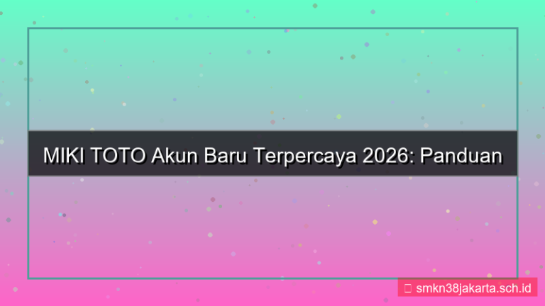 desain MIKI TOTO akun baru terpercaya 2026