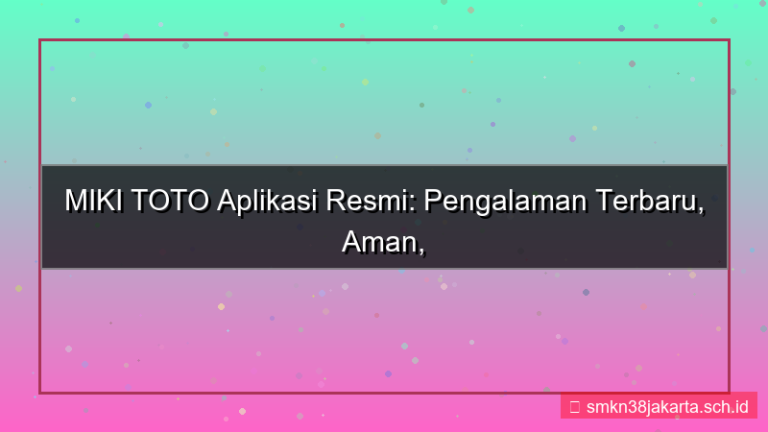 gambar MIKI TOTO aplikasi resmi terbaru