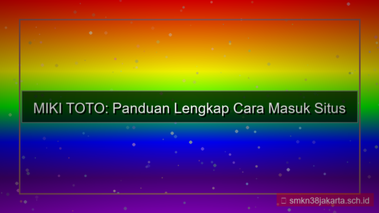 gambar MIKI TOTO cara masuk situs
