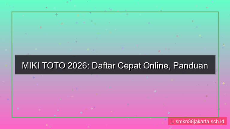 visual MIKI TOTO daftar cepat via online 2026