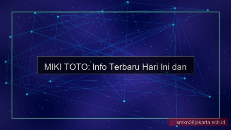 gambar MIKI TOTO info terbaru hari ini