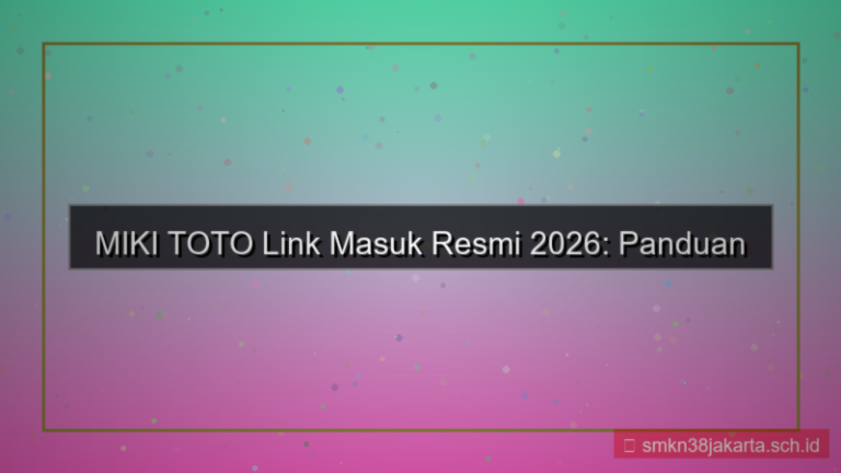 ilustrasi MIKI TOTO link masuk resmi 2026