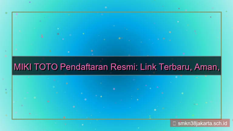 visual MIKI TOTO link pendaftaran resmi