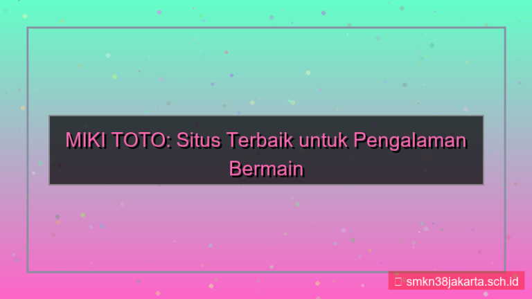 gambar MIKI TOTO mikitoto situs terbaik