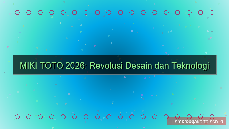 ilustrasi MIKI TOTO tampilan baru 2026