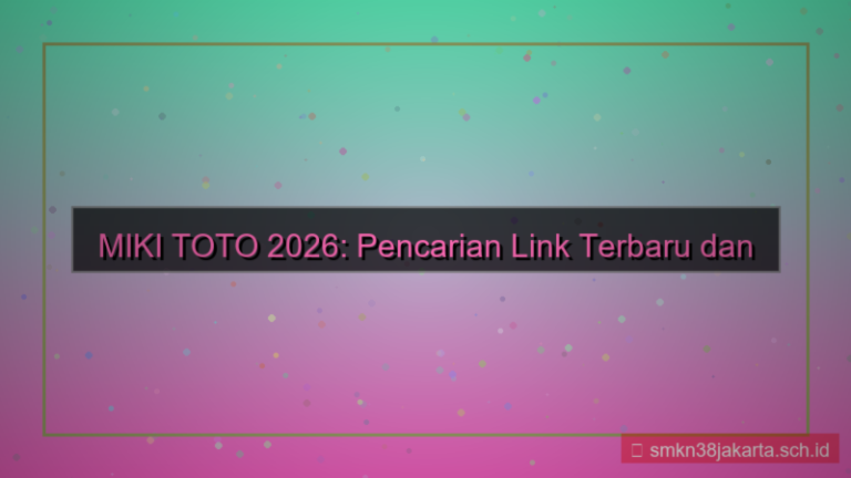 gambar MIKI TOTO update link terbaru 2026