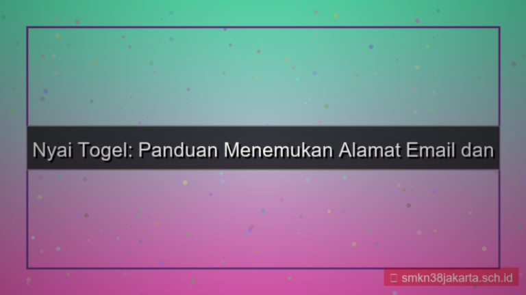 NYAI TOGEL alamat email daftar