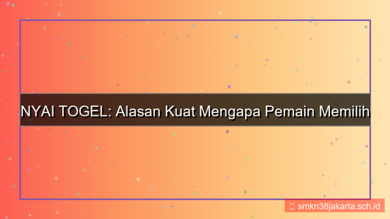 NYAI TOGEL alasan pilih nyaitogel