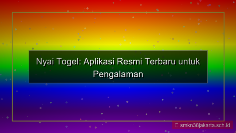 NYAI TOGEL aplikasi resmi terbaru