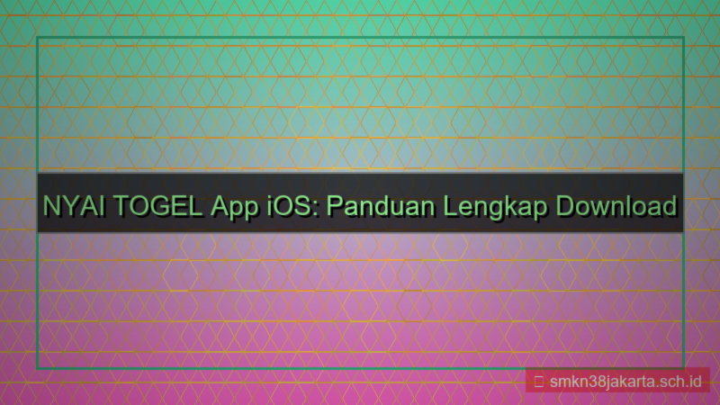 ilustrasi NYAI TOGEL app ios nyaitogel