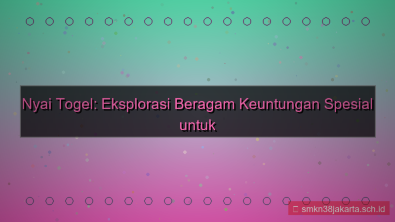 NYAI TOGEL benefit member baru