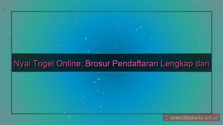 ilustrasi NYAI TOGEL brosur pendaftaran online