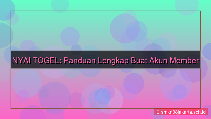 konten NYAI TOGEL buat akun member vip