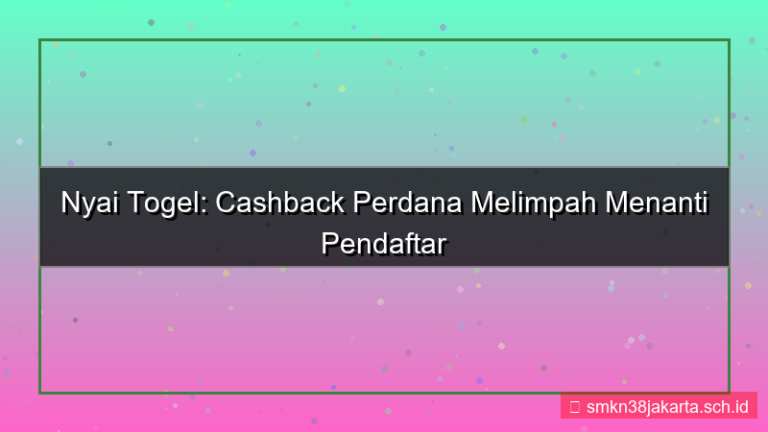 konten NYAI TOGEL cashback daftar perdana