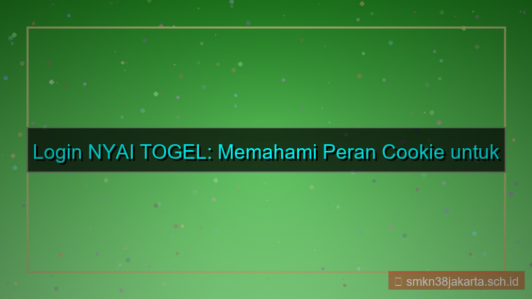 NYAI TOGEL cookie enable login